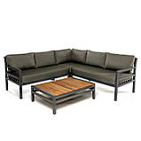 Меблі для тераси «Capri Soft» ГРАФІТ Комплект для відпочинку від Mix-Line., фото 4