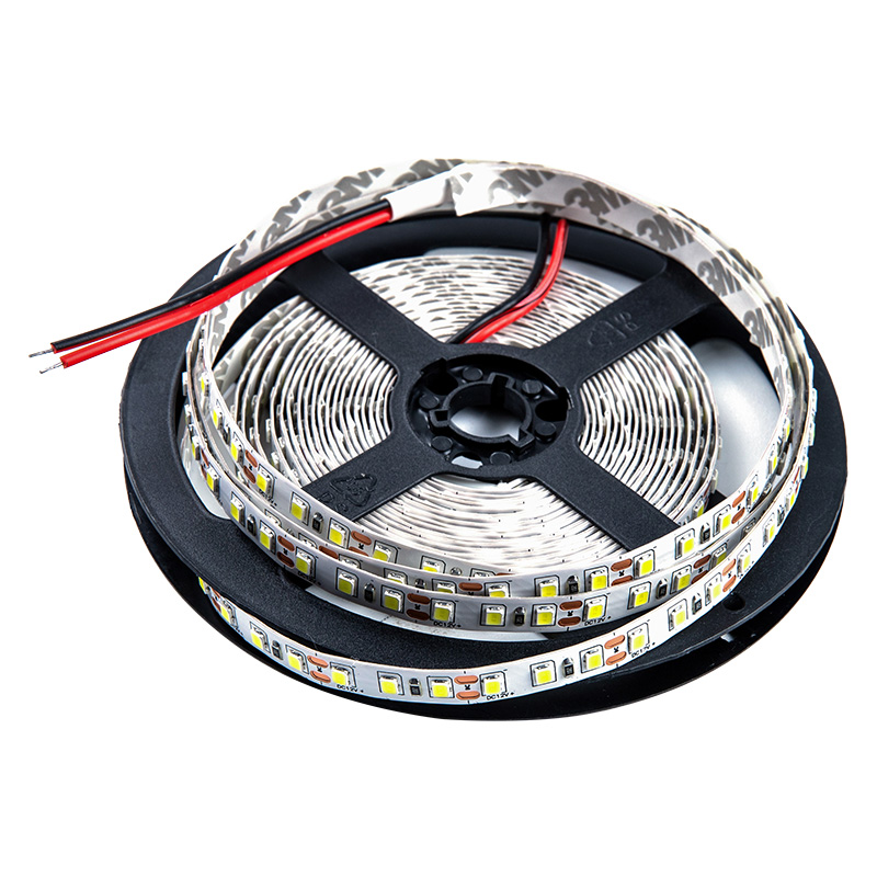 Лед стрічка GTV FLASH 2835 6500К 12 V, 120 LED/m, 8 mm, 7.3W/m, бухта 5m, холодний білий, фото 1