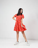 Короткое летнее платье "Fresh" 42/44, Красный