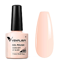 Гель-лак для ногтей Venalisa, №916, цвет: бледно-розовый, 7.5 мл