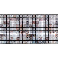 3D(3Д) Панель ПВХ (Декоративная Плитка) 96см*48см*4мм Мозаика Бежевый Мрамор