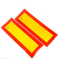 Табличка светоотражающая длинномерный груз наклейка 200Х560 мм комплект 2 шт TEMPEST (TP 87.56.97)