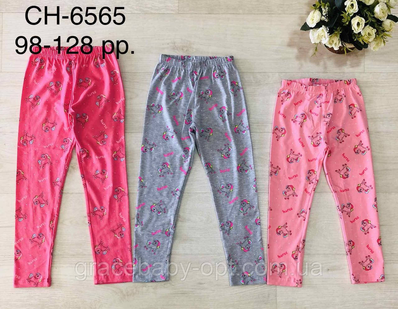 Лосини для дівчат оптом, S&D, 98-128 см, № CH-6565, фото 1