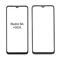 Скло екрана Xiaomi Redmi 9A, Redmi 9C, Redmi 9 Prime, Redmi 9AT, Redmi 9i, Redmi 10A, Poco C31 + ОСА Black