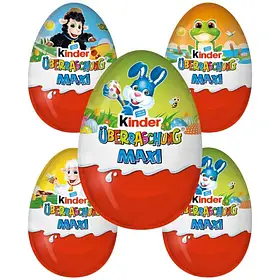 Кіндер сюрприз шоколадне яйце Kinder maxi 100г