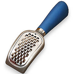 Терка ручна кухонна з силіконовою ручкою 20см