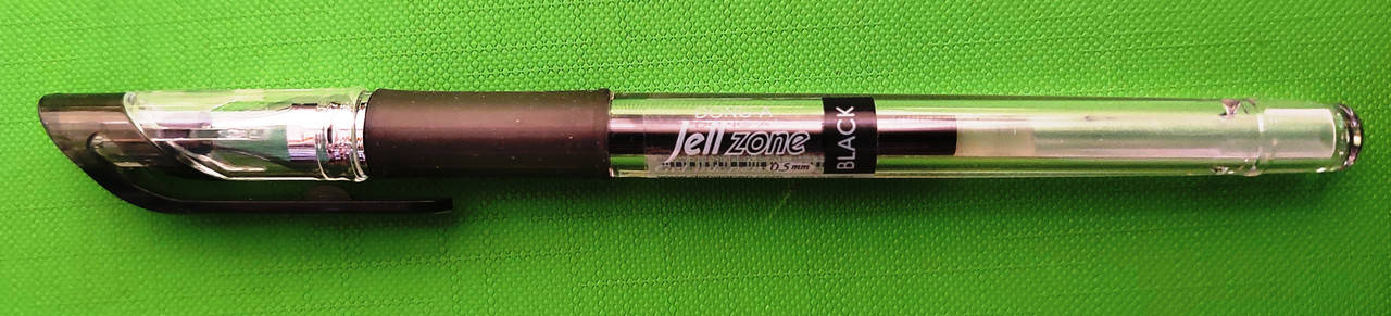Канц Ручка гелієва DONG-A ”ZONElock 0.5 чорна (12/432), фото 1