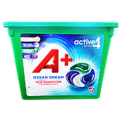 Капсули для прання А+ Ocean 4 в 1 38 шт.