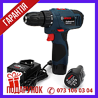 Шуруповерт аккумуляторный в кейсе Bosch TSR 12-2LI 12V 3Ah Li-ion