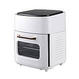 Аерофритюрниця безмасляна 3в1 гриль сушка для фруктів овочів 3500W Zepline ZP-111 мультипіч 15л Біла, фото 3