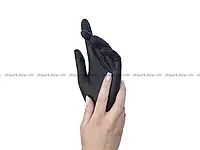 Перчатки нитриловые чёрные не припудренные (размер 7-8/M)