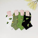 Набір жіночих шкарпеток4 пари, Авокадо, фото 2