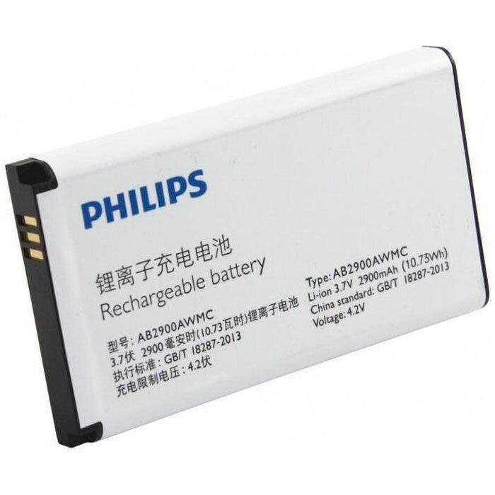 Аккумулятор для Philips AB2900AWMC, Xenium E180, E560, X1560, X5500, 2900mAh - фото 1 - id-p2202173908