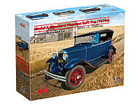 Сборная модель Модель A Standard Phaeton с мягким верхом (1930-е годы) (ICM 24050) 1:24