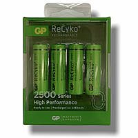 Аккумулятор GP AA R06 ReCyko Ni-MH 2500 mAh 4шт Цена упаковки. 250AAHCE-2GBE4