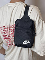 Мужской мессенджер Nike через плечо | Модная тканевая сумка слинг Найк