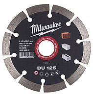 Диск алмазный Milwaukee DU , DUT 125 мм по кирпичу, плитке и граниту