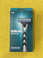 Станок для бритья мужской Gillette Mach3 c 2 сменными картриджами