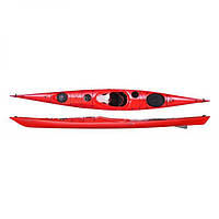 Каяк туристический одноместный для спорта и рыбалки Seabird Designs R Scott MV HDPE red kayak, байдарка