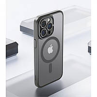 Rock Guard Anti-drop Series TPU Case with Magsafe iPhone 15 Pro Max Titanium Grey