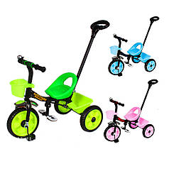 Триколісний дитячий велосипед від 1-2 років TILLY MOTION T-320 з батьківською ручкою