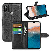 Чехол-книжка Litchie Wallet Nokia C21 Plus Black ES, код: 8173004