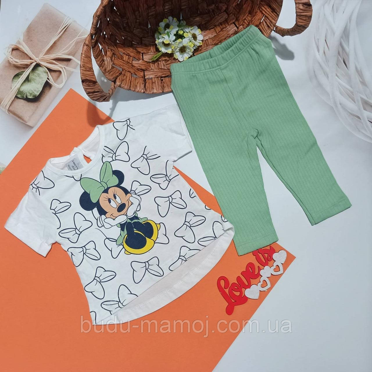 Костюм на дівчинку з Міккі Маусом літо 18-24місяців 86 рТуреччина супер якість, фото 1