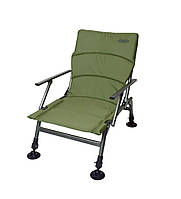 Кресло для рыбалки с регулируемыми ножками SF-9 оригинальное Novator Кресло карповое складное мягкое Кресло с держателем удилища