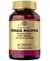 Комплекс вітамінів і мінералів для жінок, Солгар, SOLGAR Female Multiple vitamins and minerals for women,60табл