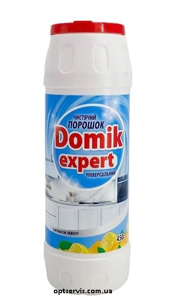 Порошок для чищення Domik Expert Лимон 450 г, фото 1