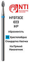 HF073CE-023 HP NTI Фреза Твердосплавная Оливка , Овальный, Слива, Бутон на прямой наконечник