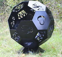 Чаша для вогню фарбована (сфера)