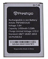 Акумулятор для Prestigio PSP3403, MultiPhone Wize L3 3403 Duo 1500mAh