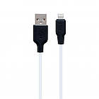 DR USB Hoco X21 Plus Silicone Lightning 2m Колір Чорно-білий, фото 4