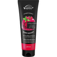 Гель для душу Energy of Vitamins Cream Shower Gel Berry Dessert 230 мл (4823080005477)