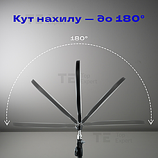 Лампа кругла VAS-01 3000-7000K 18W відеосвітло для фото, відео, макіяжу зі штативом 2,1 м. Студійне світло, фото 3