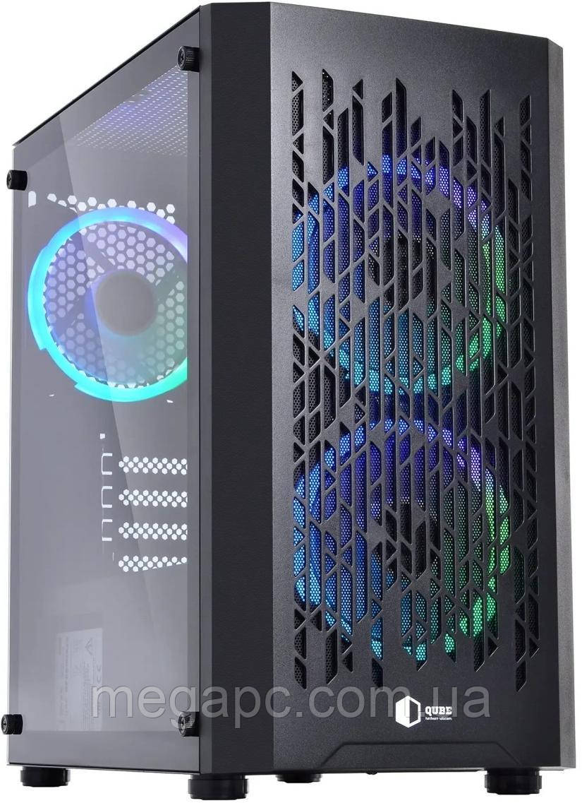 Комп'ютер QUBE Block/ AMD Ryzen 5 3600 RGB/ GTX1070 8GB/ B450/ 16GB/ SSD 500GB/ 550w 80+ Bronze