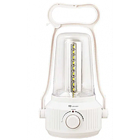 Кемпинговый аккумуляторный светодиодный переносной фонарь с регулятором 1800 mAh 8W DP-7044C Белый tn