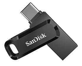 Флеш-драйв SANDISK 64 GB USB+Type C Black