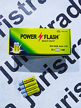 Батарейка Power Flash R03 60 шт./пач.