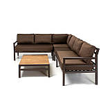 Меблі для тераси «Capri Life» ВЕНГЕ Комплект для відпочинку від Mix-Line., фото 2