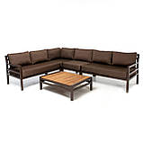 Меблі для тераси «Capri Life» ВЕНГЕ Комплект для відпочинку від Mix-Line., фото 5