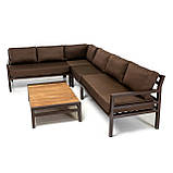 Меблі для тераси «Capri Life» ВЕНГЕ Комплект для відпочинку від Mix-Line., фото 4