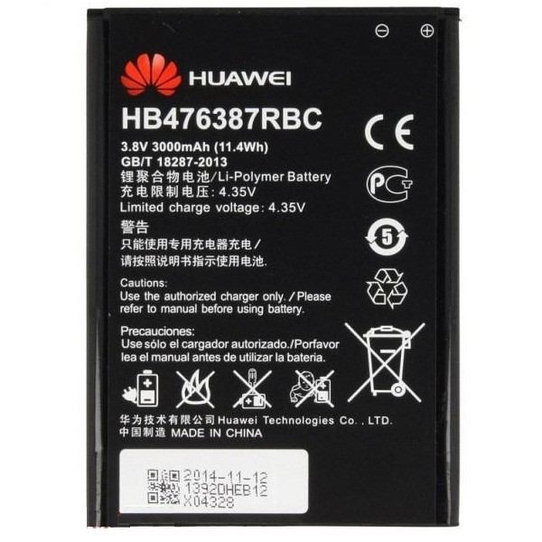 Акумулятор Huawei (HB476387RBC) Honor 3X G750 B199 3000mAh