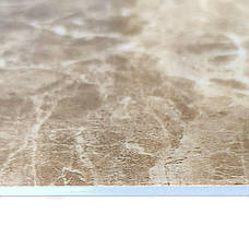 Декоративна ПВХ плита кремовий мармур 1,22х2,44мх3мм SW-00001398, фото 3