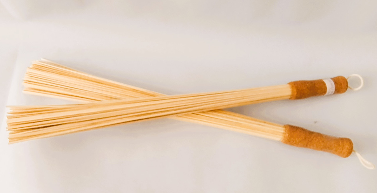 Бамбуковий віник 1 шт / 60 см / 120 прутків