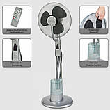 Вентилятор-зволожувач електричний підлоговий для дому та офісу Profi Care Лопатеві вентилятори з таймером, фото 3