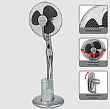 Вентилятор-зволожувач електричний підлоговий для дому та офісу Profi Care Лопатеві вентилятори з таймером, фото 2