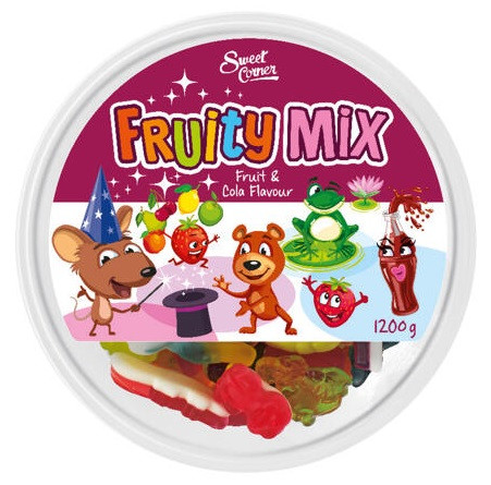 Цукерки Желейні Sweet Corner Fruity Mix 1200 г Німеччина