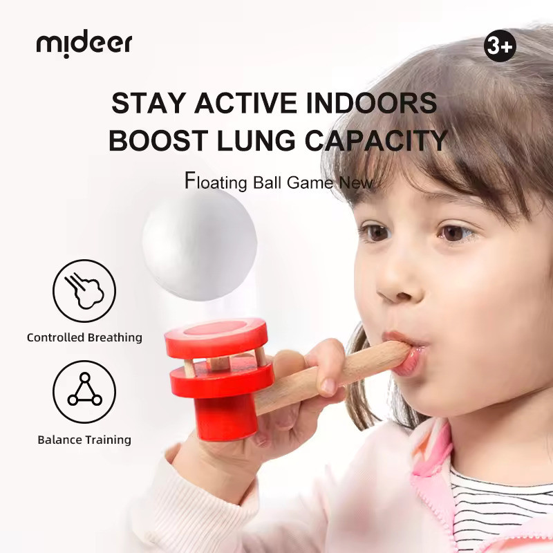 Трубочка для дыхательной гимнастики MiDeer Toys (красная) - фото 5 - id-p926871036